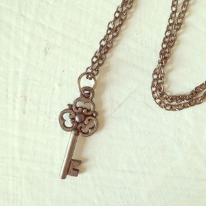 key to my heart necklace silver choker